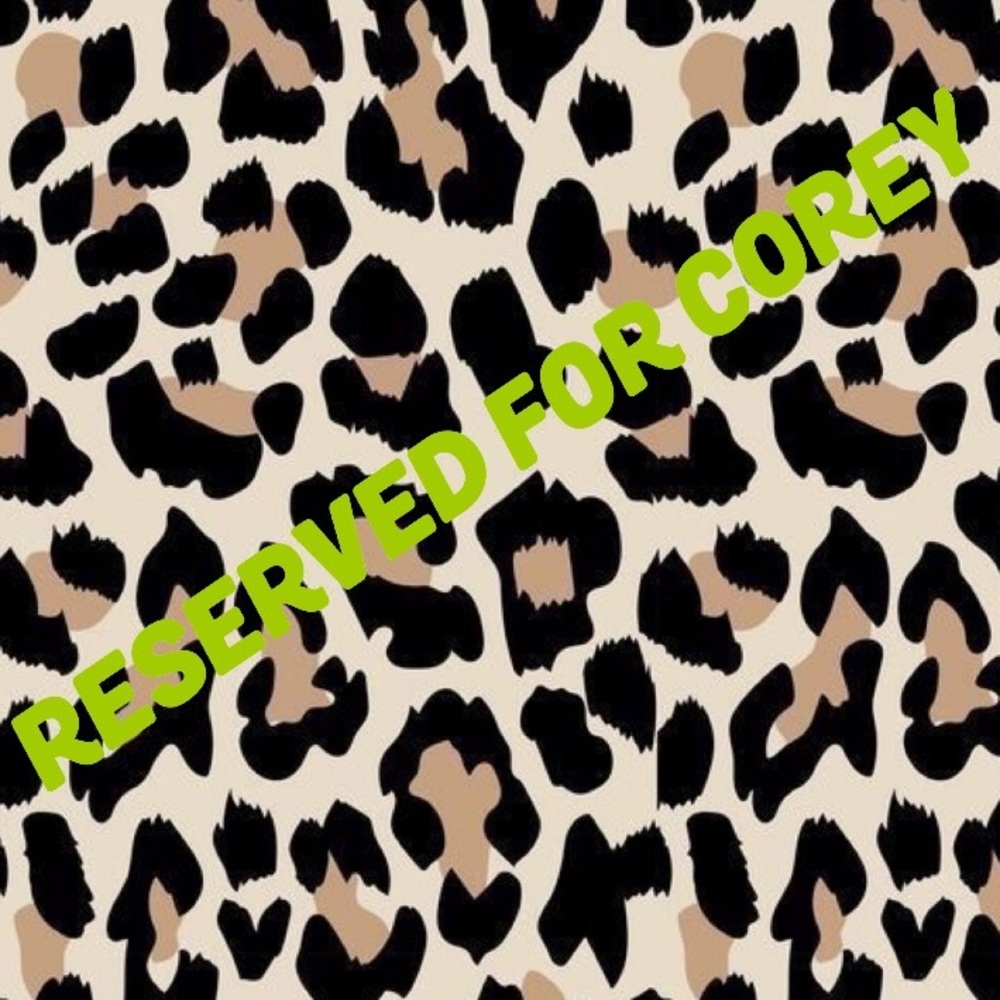 Reserved for Corey